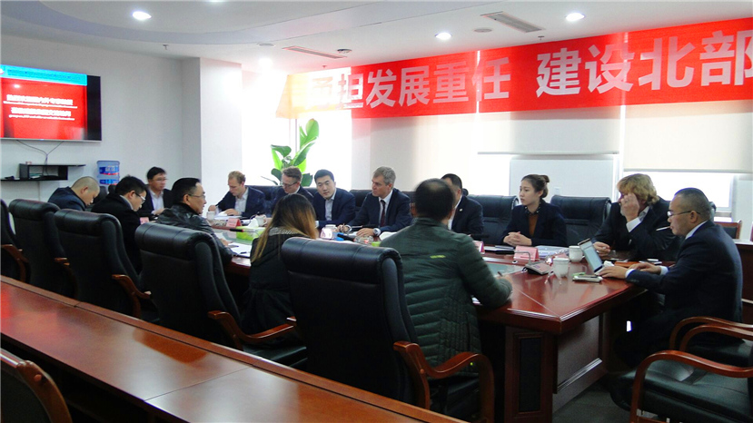 成都天翔環(huán)境與德國歐綠?？腿藖砑瘓F(tuán)洽談